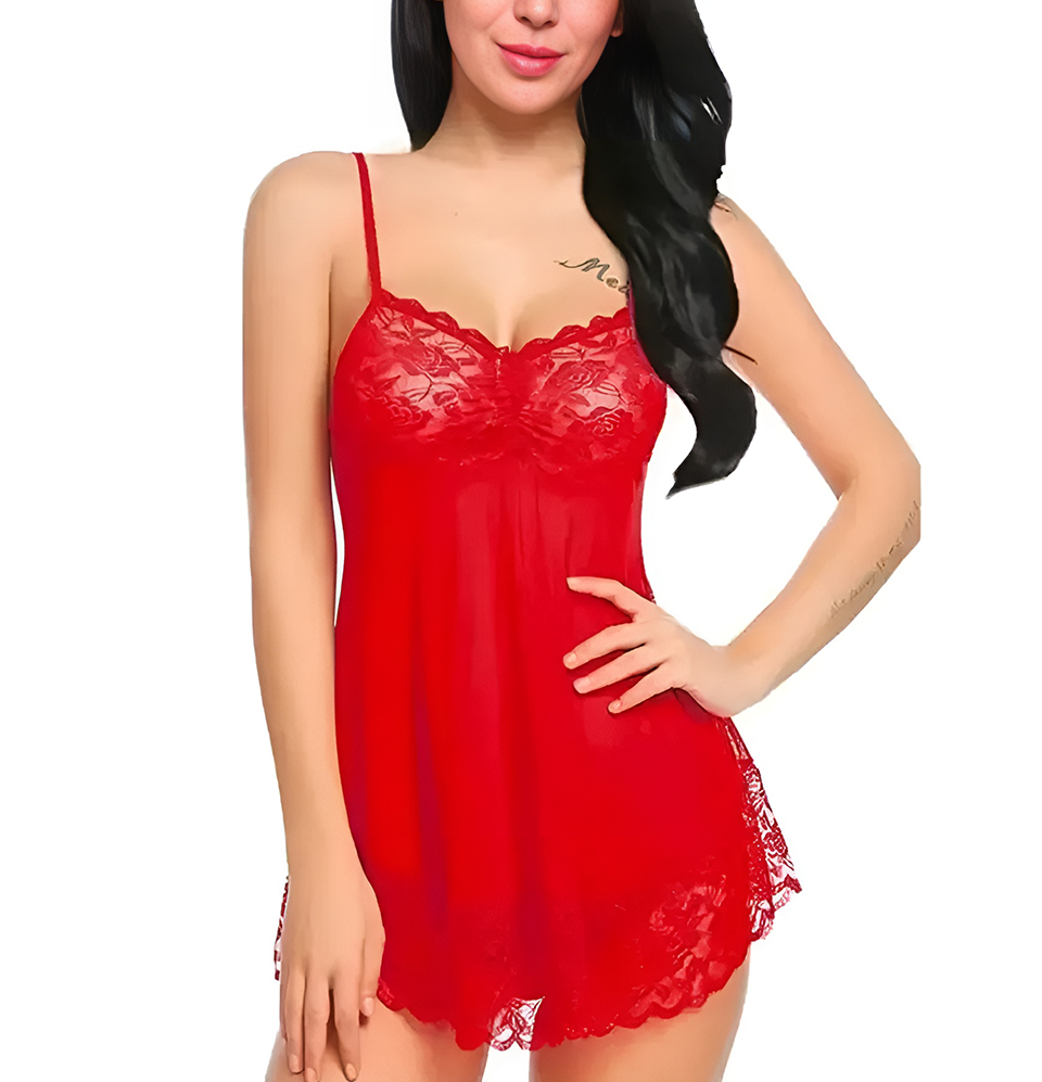 Trendy Womens  Girls Stylish Hot night sexy babydoll Night dress Free Size(28 to 36)Inch